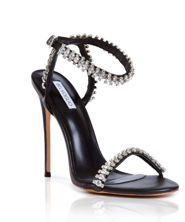 rhinestone goddess black